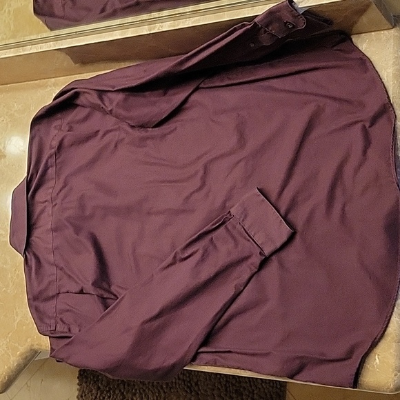 KENNETH COLE AWEARNESS Slim-fit Non-Iron Long-sleeved Button-down Shirt,17 34-35 - Picture 9 of 11